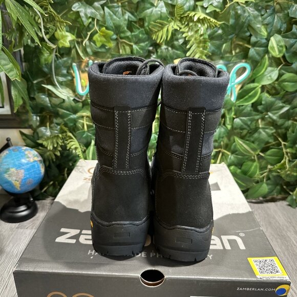 Zamberlan 5020 Extinguisher II WLF Men\'s Black Hiking Work Boots Size USA 9 NEW